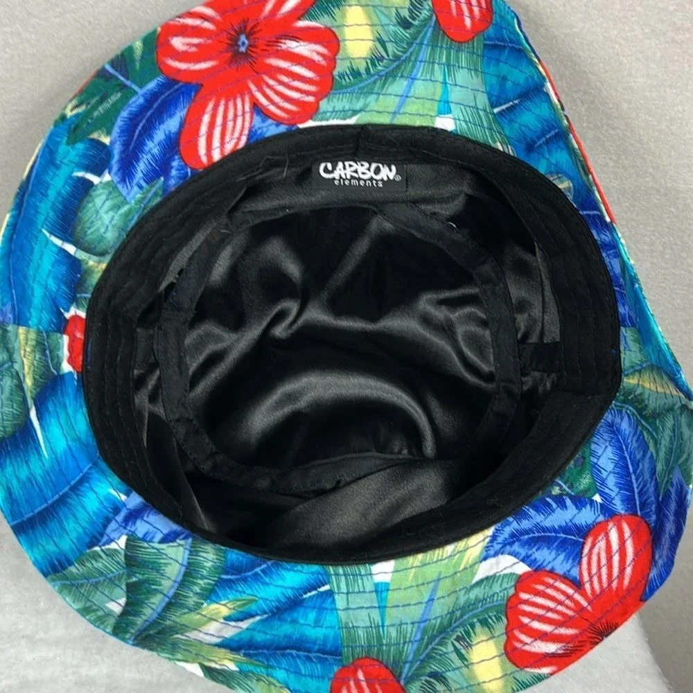 Carbon Elements Bucket Hat One Size‎ Tropical Floral Summer Unizex Adult